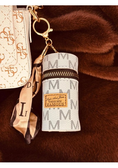 Elora Atelier Fular Detaylı Mini Çanta Charm Bebe Mavi