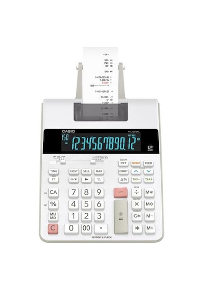 Casio FR-2650RC Şeritli 12 Hane Hesap Makinesi