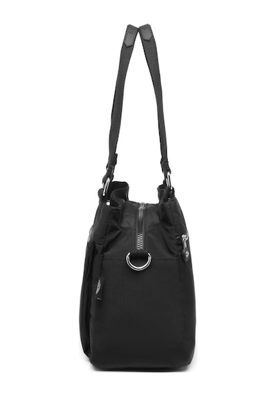 Smart Bags 1125 Krınkle Kumaş Omuz Çantası (Siyah) Siyah