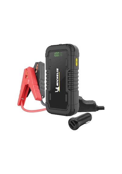 Michelin Mjs80 12volt 1000amp Lityum Polimer Akü Takviye + Powerbank + Led Lamba Fr Mjs80