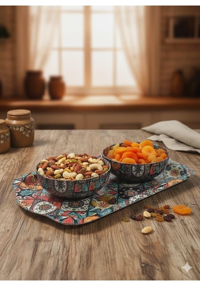 Metal Mozaik Desenli 2 Li Servis Kasesi Seti, Çift Bölmeli Meze, Sos Ve Kuruyemiş Sunum Kabı, Kaymaz Metal Servis Tepsili, Şık Ve Dayanıklı Sofra Aksesuarı, Ev, Misafir Sunumlarına Uygun Çok renkli Metal Mozaik Desenli 2 Li Servis Kasesi Seti, Çift Bölmeli Meze, Sos Ve Kuruyemiş Sunum Kabı, Kaymaz Metal Servis Tepsili, Şık Ve Dayanıklı Sofra Aksesuarı, Ev, Misafir Sunumlarına Uygun Çok renkli