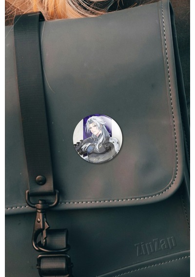 Calcharo Wuthering Waves Gacha Çanta Süsü Rozet İğneli Buton Rozet Seti 1 Adet Tekli