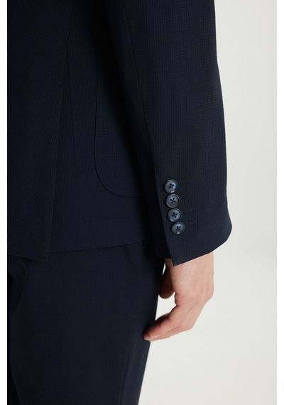 Erkek Lacı Slim Fit Dar Kesim Mono Yaka Gofre Desenli Torba Cepli Takım Elbise Lacı Erkek Lacı Slim Fit Dar Kesim Mono Yaka Gofre Desenli Torba Cepli Takım Elbise Lacı