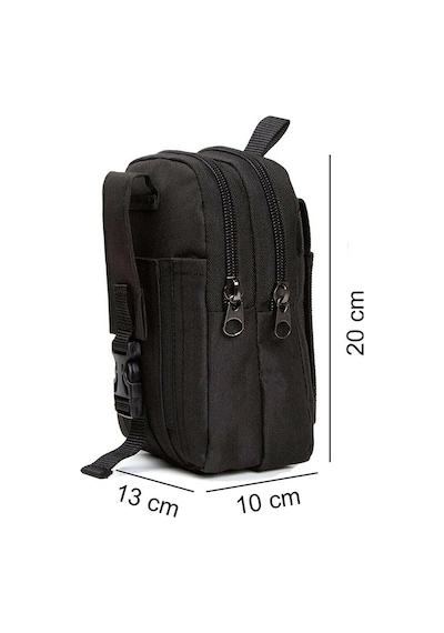 Newish Polo Taktik Bel Ve Kemer Çantası-np850 Siyah