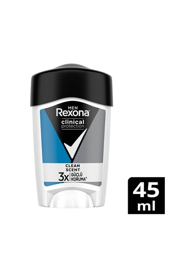 Men Clinical Protection Erkek Stick Deodorant Clean Scent 3x Güçlü Koruma 45 Ml
