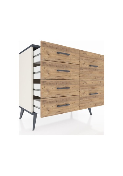 Hyperion Şifonyer 6 Çekmeceli 88x44x80 Aytaşı-antrasit/çam Antrasit/çam Hyperion Şifonyer 6 Çekmeceli 88x44x80 Aytaşı-antrasit/çam Antrasit/çam