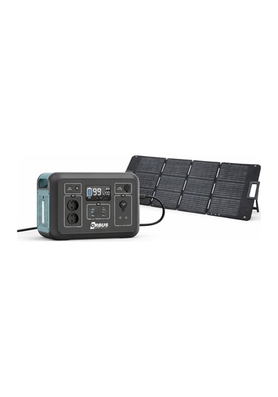 Orbus 1200w Güç Kaynağı 100w Katlanır Güneş Paneli
