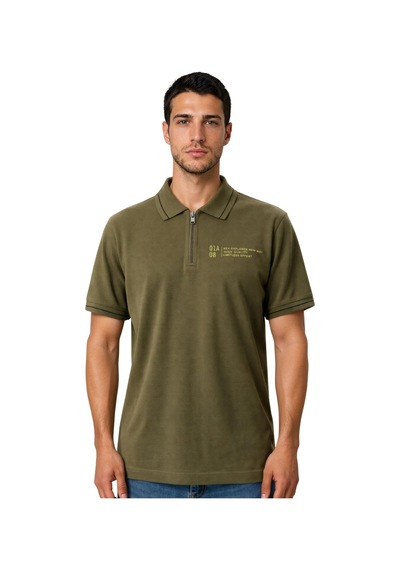 Arma Ar-ma Erkek Polo Yaka Tişört Baskisiz Basic Yaka Fermuarli Örme Kumaş Regular Fit %100 Pamuk 30/1 Çift Toplama Penye Pike Y31374357202 Haki-h1 Arma Ar-ma Erkek Polo Yaka Tişört Baskisiz Basic Yaka Fermuarli Örme Kumaş Regular Fit %100 Pamuk 30/1 Çift Toplama Penye Pike Y31374357202 Haki-h1