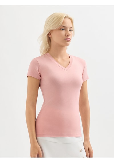 Karaca Kadın Regular Fıt Tişört-pembe 12.25s.06.001 Pembe