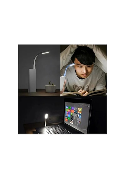 Esnek Usb Led Kitap Okuma Lambası Taşınabilir Mini Masa Üstü Gece Lambası Laptop Bilgisayar Uyumlu Bükülebilir Göz Yormayan