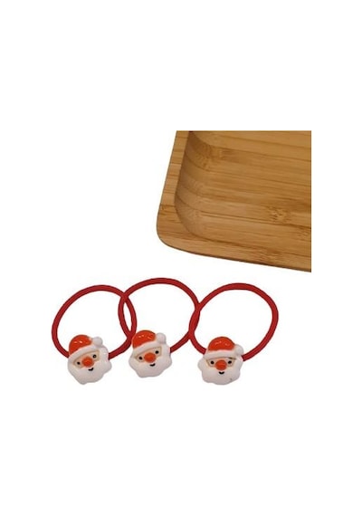 Yeniyıl Yılbaşı Temalı Toka - 3lü Beyaz