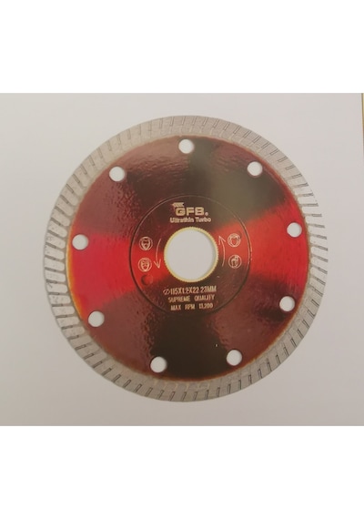 Hassas Kesim Ince Turbo Elmas Seramik - Fayans Kesici 115 1,2 Mm