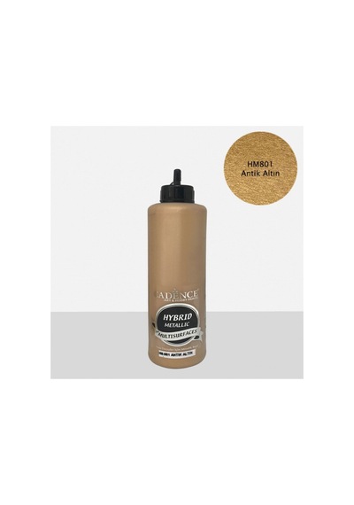 Antik Altın Metalik Multisurface Akrilik Boya Hm801 500ml Karışık Karışık