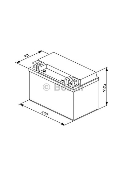 12 Volt 8 Amper Bosch Akü - Ytx9-bs