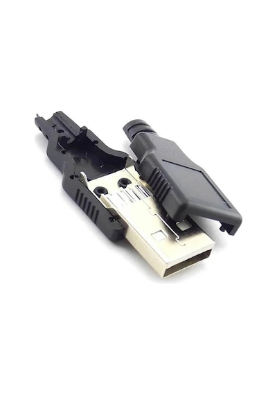 Ic-264a Usb A Tip Seyyar Kapaklı Erkek Usb Soketi