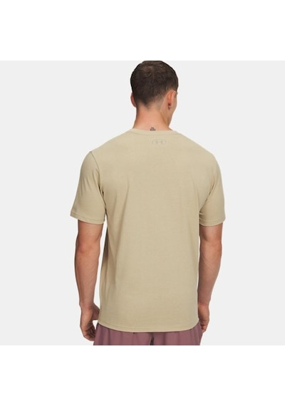Under Armour Abc Camo Boxed Logo Erkek Kahverengi Bisiklet Yaka Tişört Kahverengi
