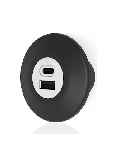 Sanel 12v-24v Telefon Şarj Cihazı Usb/type-a Yt 2 X 1a Mavi Led Işık