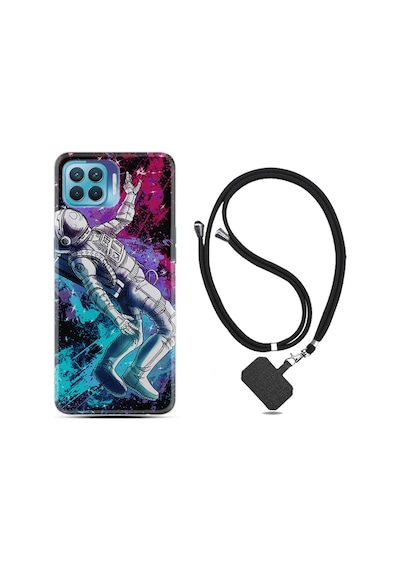 Oppo Reno 4 Lite Kılıf Boyun Askılı Astronot Signs 1753