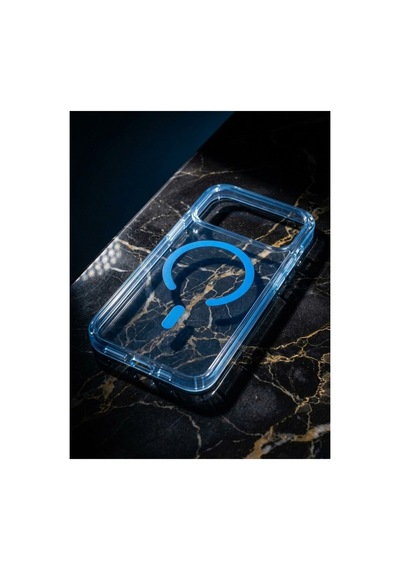 Apple Uyumlu iPhone 17-18 Pro Max Güçlendirilmiş Magsafe Şarj Özellikli Sararmaz Kristal Sert Kapak Kılıf Ve Kırılmaz Ekran Koruyucu Kristal Mavi Kristal Mavi Apple Uyumlu iPhone 17-18 Pro Max Güçlendirilmiş Magsafe Şarj Özellikli Sararmaz Kristal Sert Kapak Kılıf Ve Kırılmaz Ekran Koruyucu Kristal Mavi Kristal Mavi