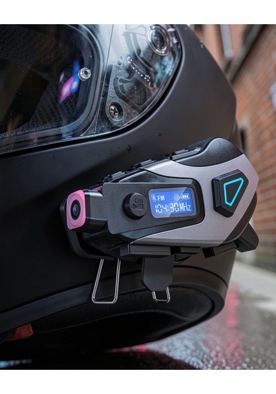 Kask İçine Uygun Bluetooth Kulaklık Kamera Özellikli Uczzzk10kameralıintercom