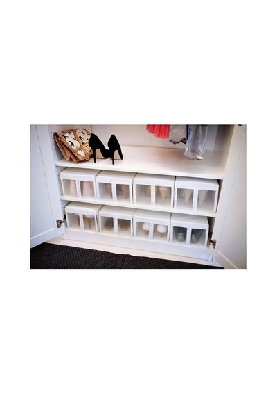Ikea Skubb 4 Parça Ayakkabı Saklama Kutusu 22 X 34 X 16 Cm Beyaz