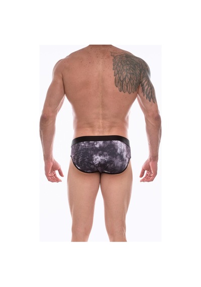 Don Moris Erkek Yazılı Slip Gri Melanj