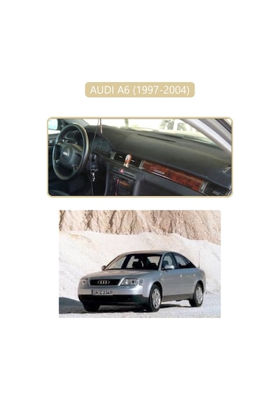 Audı A6 1997-2004 Torpido Koruma Halısı Bej Kenar