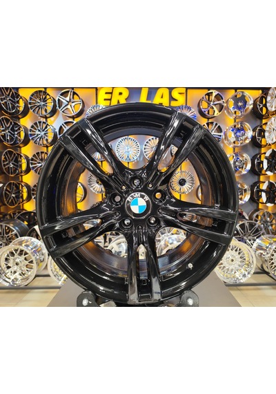 4 Adet Bmw  8.5 18 5 120 Et47 72.6 Black Jant Revize Edilmiş Takım