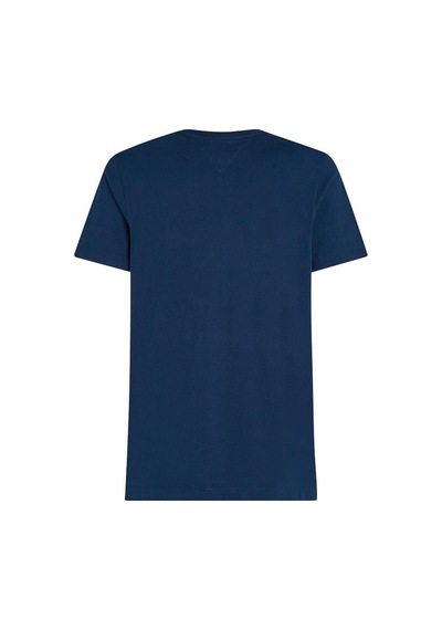 Erkek Hılfıger Color Photo Prınt Tee T-shirt Mavi