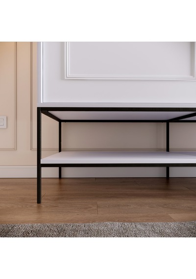 Pasific Home Martin 2 Kapaklı Sürgülü Gardırop Elbise Dolabı Parlak Beyaz 150 CM