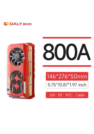 Daly Smart Bms 24-72s 800a Ultra Yüksek Akım Ev/forklıft Uyumlu