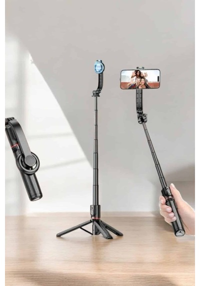 Kumandalı Tripod Telefon Tutucu Selfie Çubuğu 360 Derece Dönebilen Diğer 30885377