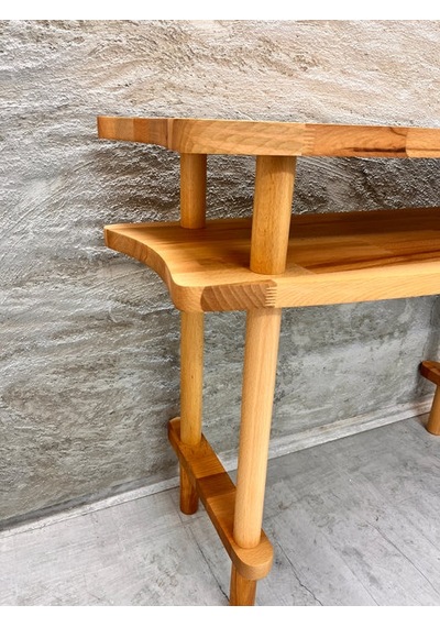 60x38x77 Cm Aynalı Masif Kayın Dresuar Modern İskandinav Antre Konsolu & Makyaj Masası Meşe Meşe 60x38x77 Cm Aynalı Masif Kayın Dresuar Modern İskandinav Antre Konsolu & Makyaj Masası Meşe Meşe