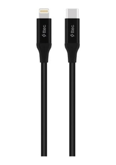 Type-c - Lightning Hızlı Şarj Kablosu 150cm-siyah Standart