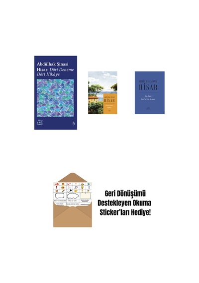 Everest Açıkhava 42 - Dört Deneme Dört Hikâye + Geçmiş Zaman Köşkleri Kitap Boy + Aşk İmiş Her Ne Vâr Âlemde Ciltli + Okuma Sticker'ları