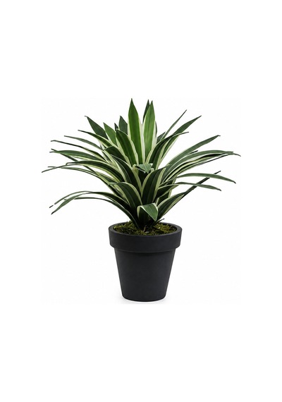Yapay Ağaç Agave Alacalı Yeşil 45 Cm