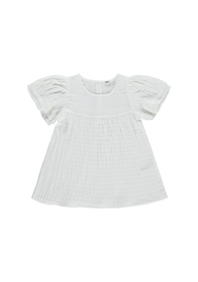 Civil Girls Papatya Baskılı 6-9 Yaş Takım - Kırık Beyaz