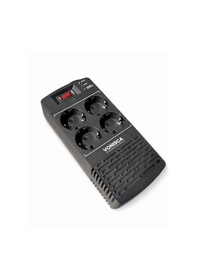 Sr1200 Avr 1200va 600w 4 Prizli Otomatik Voltaj Buzdolabı Kombi Tv Regülatörü Ups Değildir