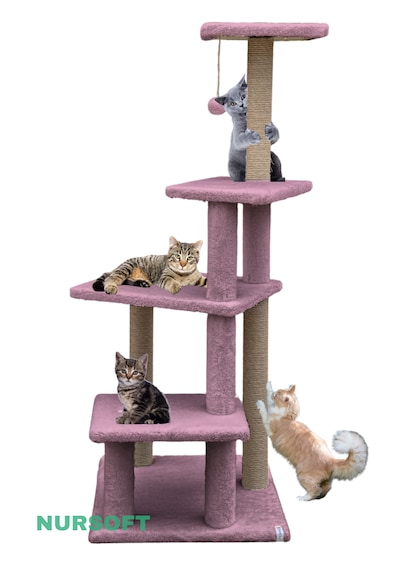 Nursoft Premium Çok Katlı Uzun Büyük Boy Kedi Koltuk Tırmalama Koruyucu Tırmalama Tahtası