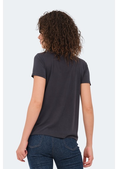 Slazenger Paytons Kadın Siyah Tişört SIYAH