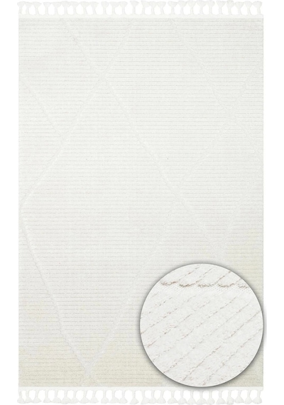 Eko Halı Terazzo Trz 07 White İskandinav Halı