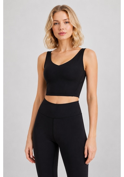 Cloudymood Kadın V Yaka Hafif Destekli Kaplı Spor Sütyeni Spor Ve Günlük Kullanım Siyah - 888927683 Siyah Cloudymood Kadın V Yaka Hafif Destekli Kaplı Spor Sütyeni Spor Ve Günlük Kullanım Siyah - 888927683 Siyah