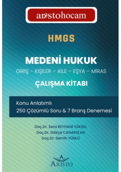 Aristohocam Hmgs - Medeni Hukuk Çalışma Kitabı