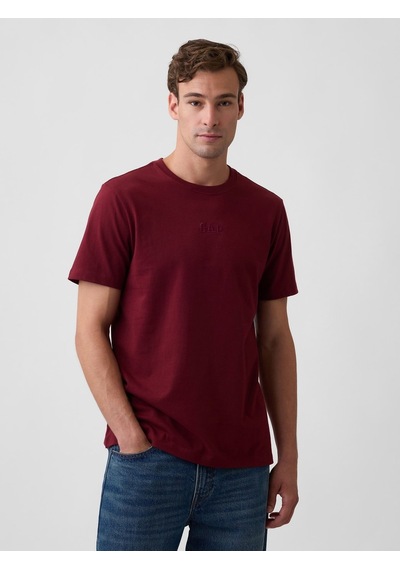 Gap V-frch Mını Logo Tee Erkek Bordo Tişört 799323015