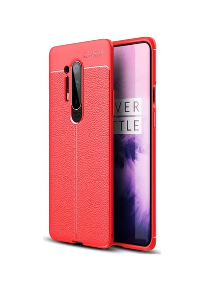 One Plus 8 Pro Kılıf Zore Niss Deri Desenli Silikon Kılıf