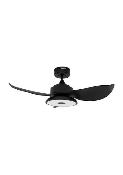 Alsanfan Melodi Siyah Bluetooth Hoparlörlü RGB LED Aydınlatmalı  91CM Tavan Vantilatörü