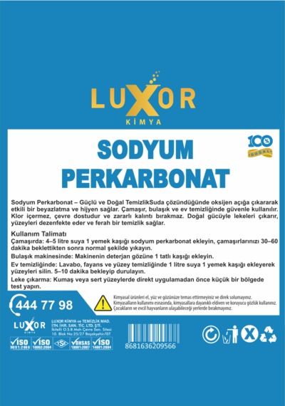 Luxor Kimya Sodyum Perkarbonat 25 Kg Diğer