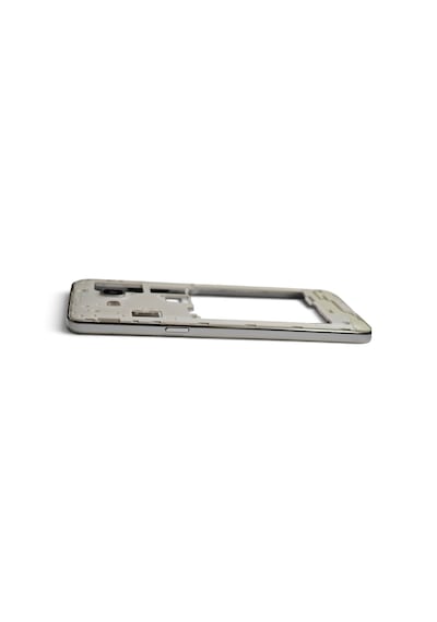 G530 Orta Kasa Samsung Galaxy Grand Prime Uyumlu Silver Gri Renk Orta Kasa Çerçeve + Ses Açma On Off Tuş Plastik Ve Kamera Camı