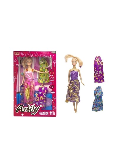 Anlily Yedek Elbiseli Bebek Seti - 02252 Lisinya
