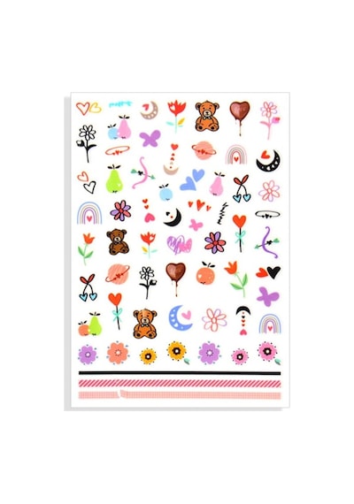 Nail Art Tırnak Süsleme Sticker, Tırnak Dövmesi, Tırnak Tattoo Tyc00382970293